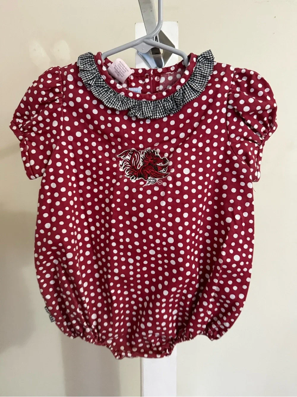 Vive la Fete University of South Carolina Gamecocks Bubble Romper